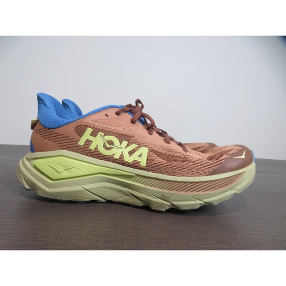 Hoka One One Challenger 8 Shoes Mens Size 11.5 Brown Trail Running 1168716 MPLC